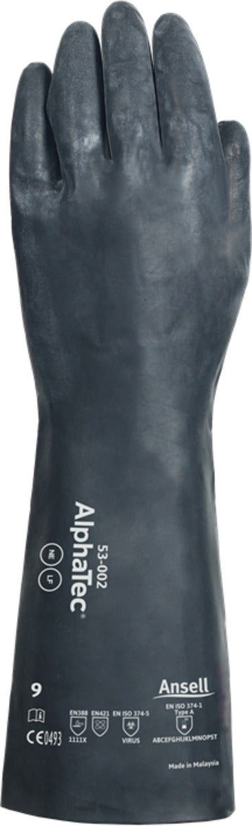 ANSELL Ansell 53002100 AlphaTec 53-002 Neoprene chemical resistant gloves (X-Large / Pair)