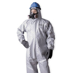 DUPONT Dupont TF169TGY3X000600 Hooded Chemical Resistant Coveralls Zipper 3XL (6 Pack)
