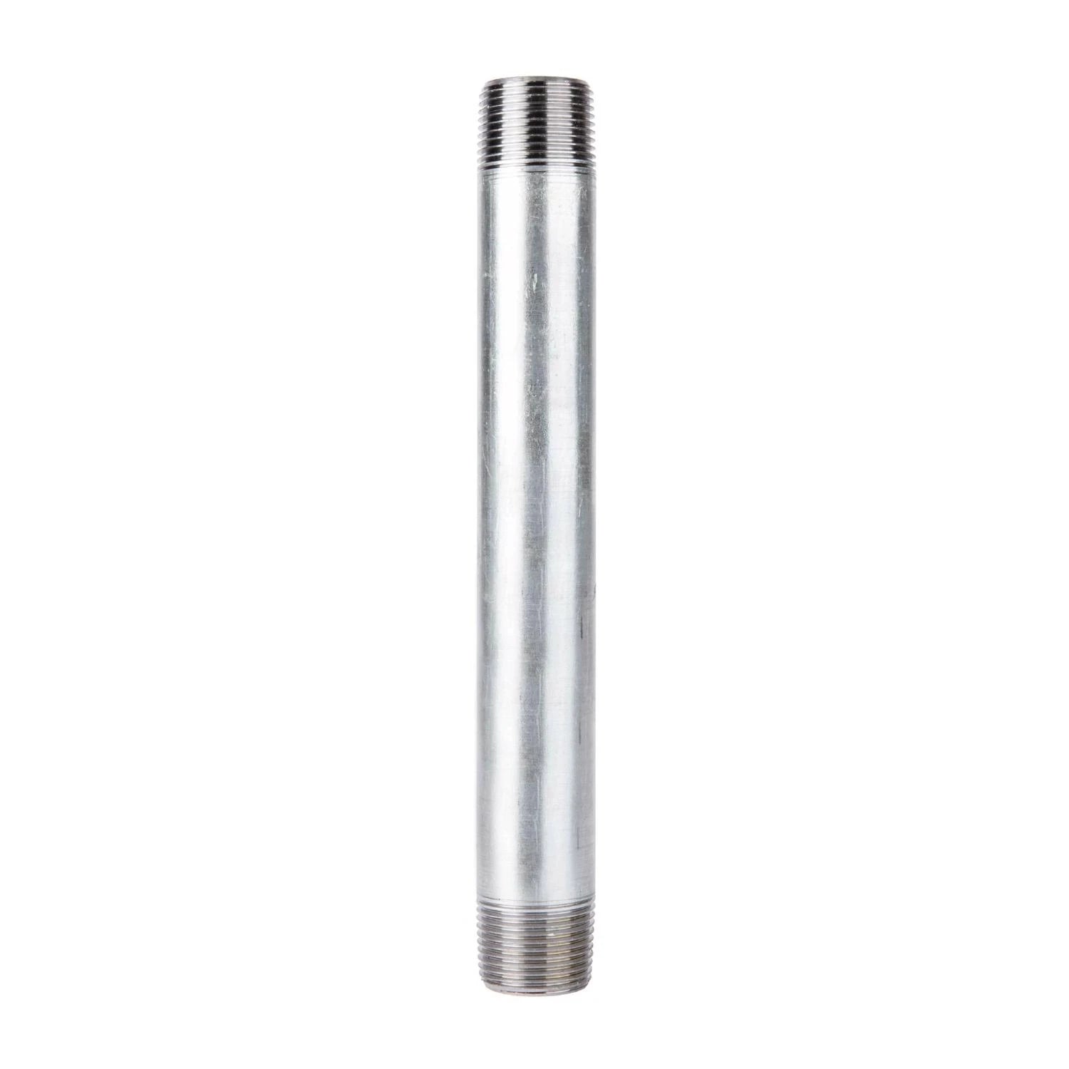 CODA RESOURCES Coda Resources 501102 1-1/2 x 10 in. Galvanized Pipe Nipple (1-1/2 in. x 10 in.)