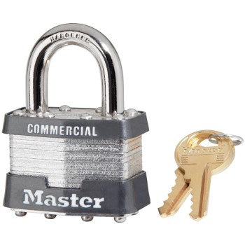 MASTER LOCK Master Lock 1KA-2729 4-pin tumbler padlock keyed alike (1-3/4 in wide)