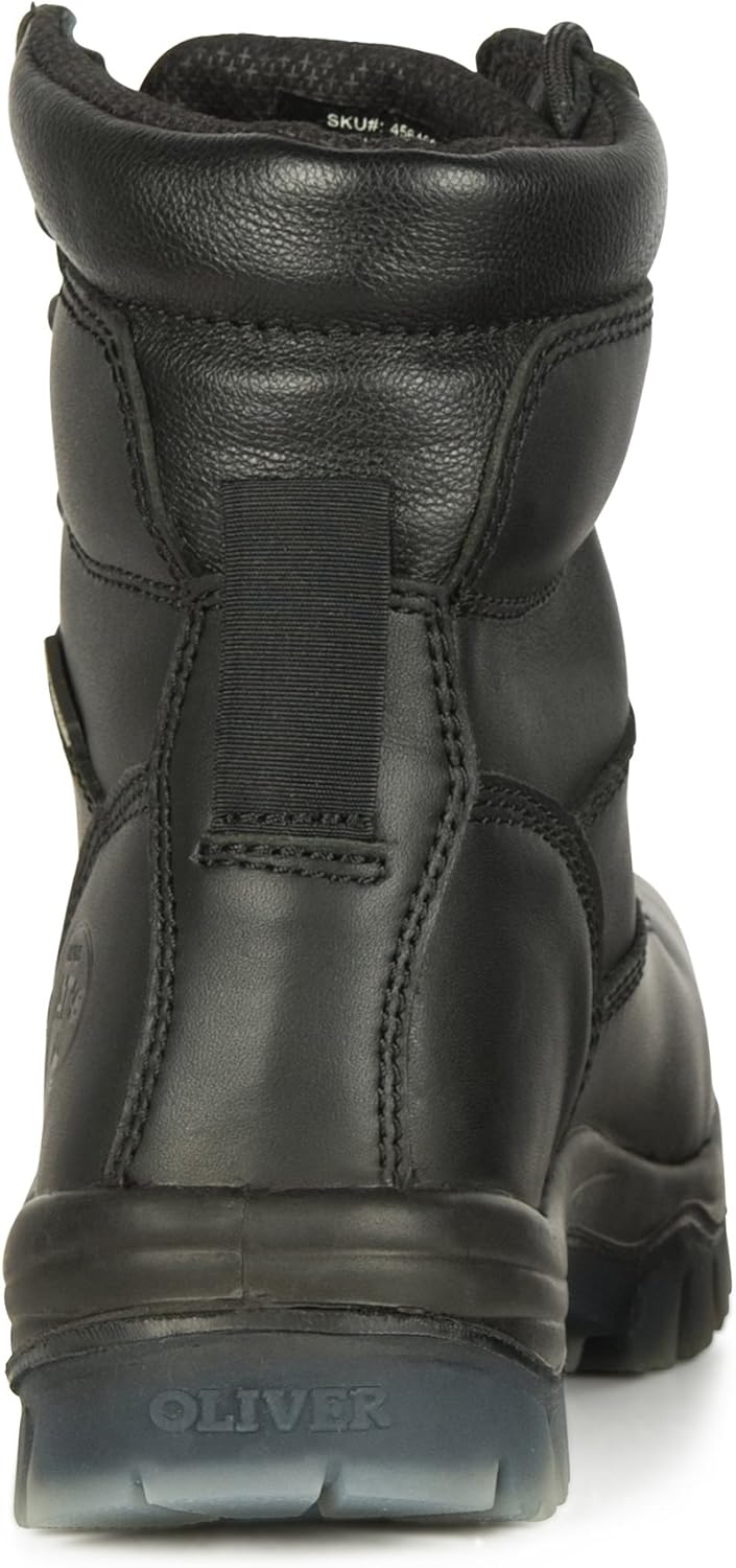 OLIVER BY HONEYWELL Oliver By Honeywell 45646C-BLK-070 45 Series 6-inch Leather Men's Composite Toe Work Boot (1 Pair) 45646C-BLK-070