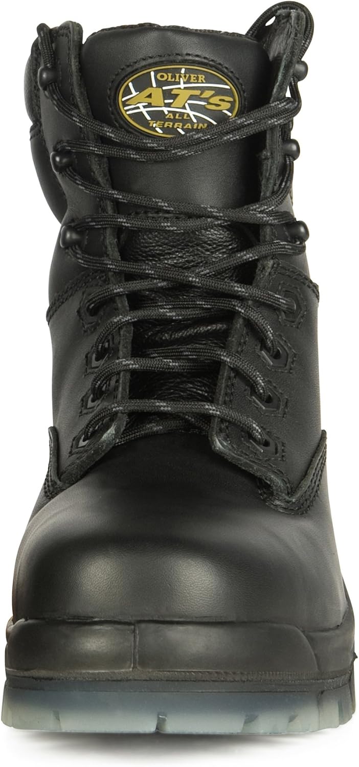 OLIVER BY HONEYWELL Oliver By Honeywell 45646C-BLK-070 45 Series 6-inch Leather Men's Composite Toe Work Boot (1 Pair) 45646C-BLK-070