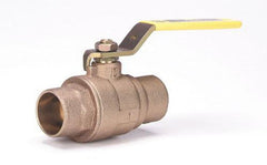 MILWAUKEE VALVE Milwaukee Valve BA-150S A 100 Cast bronze standard port solder ball valve (1 in.) MBA150SG
