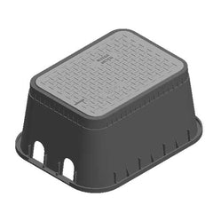 NDS Nds D15DU-BAMR Water Meter Pit Box 13 in x 20 in x 12 in Rectangular