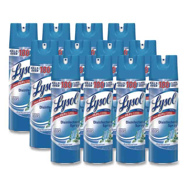 LYSOL Lysol RAC79326CT Disinfectant Spray Sprg 19 oz (12/Carton)