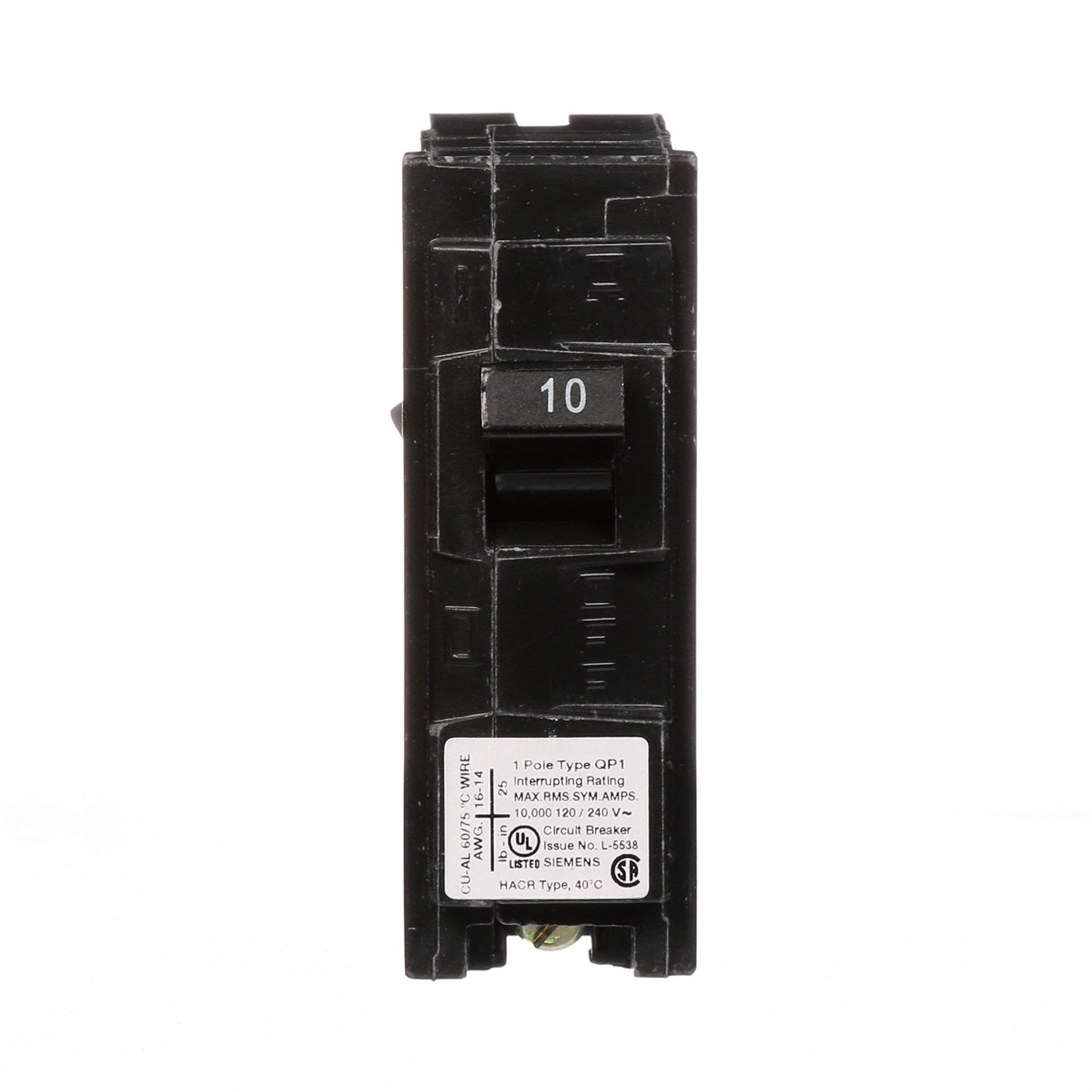 SIEMENS Siemens Q110 Qp circuit breaker 10 Amp (1 Pack)