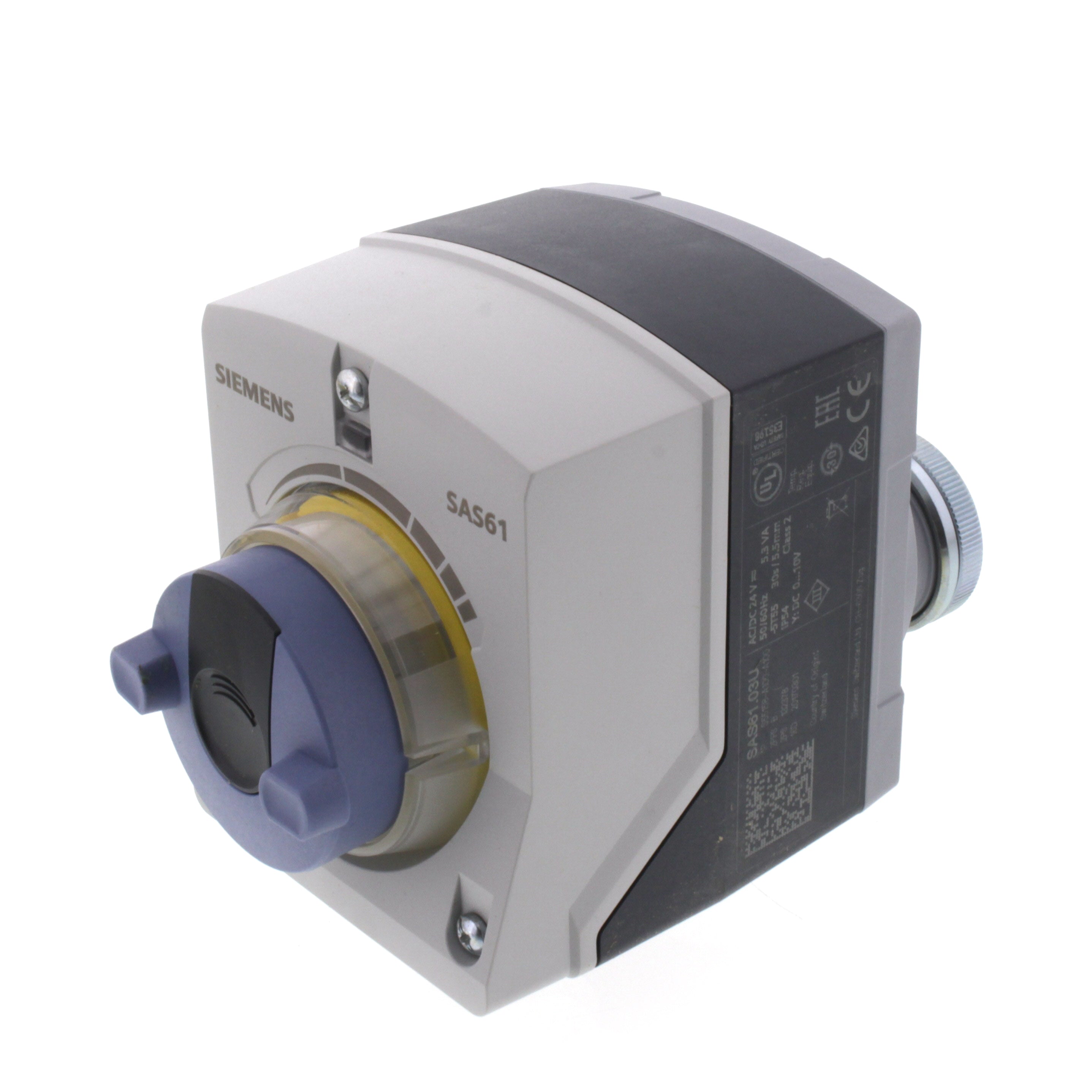 SIEMENS Siemens SAS81.03U Electronic valve actuator 24 VAC (7/32 in. stroke)