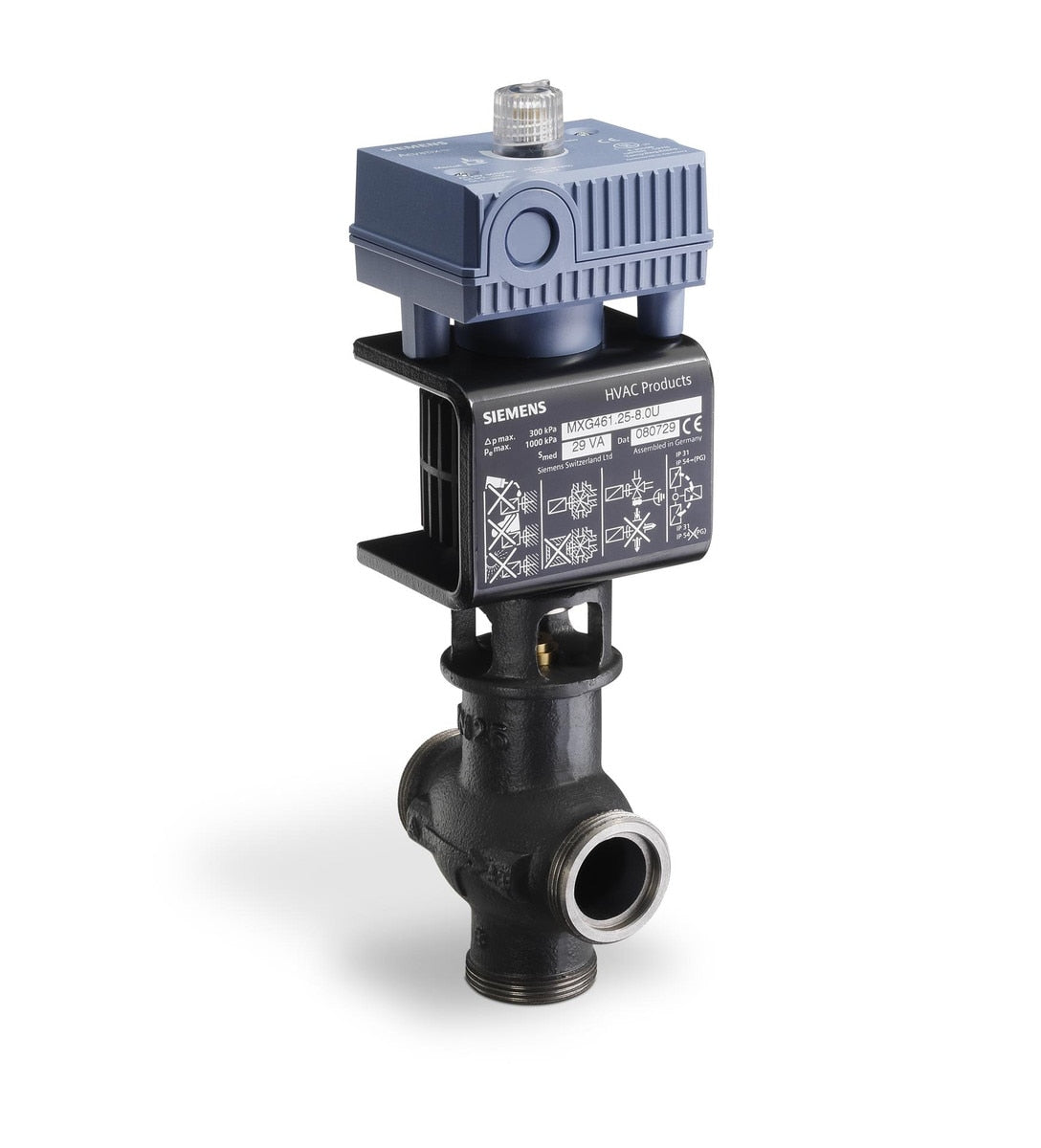 SIEMENS Siemens MXG461.15-0.6U modulating control valve 24 VAC/DC (1/2 in. 3-way)