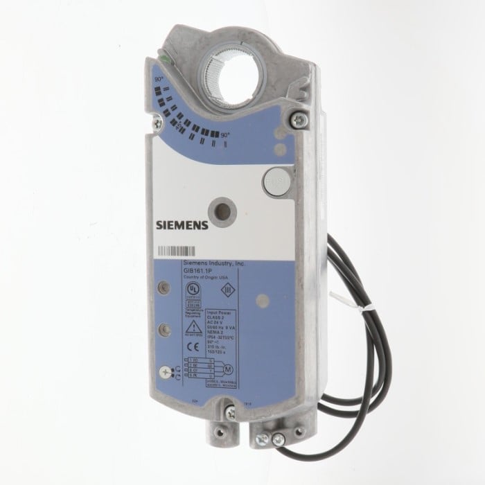 SIEMENS Siemens GIB146.1U 3-point non-spring return actuator 24 VAC (90°)