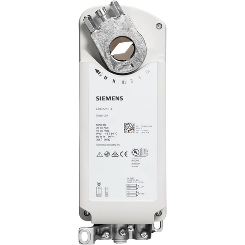 SIEMENS Siemens GKD226.1U damper actuator 120 VAC (95 Deg)