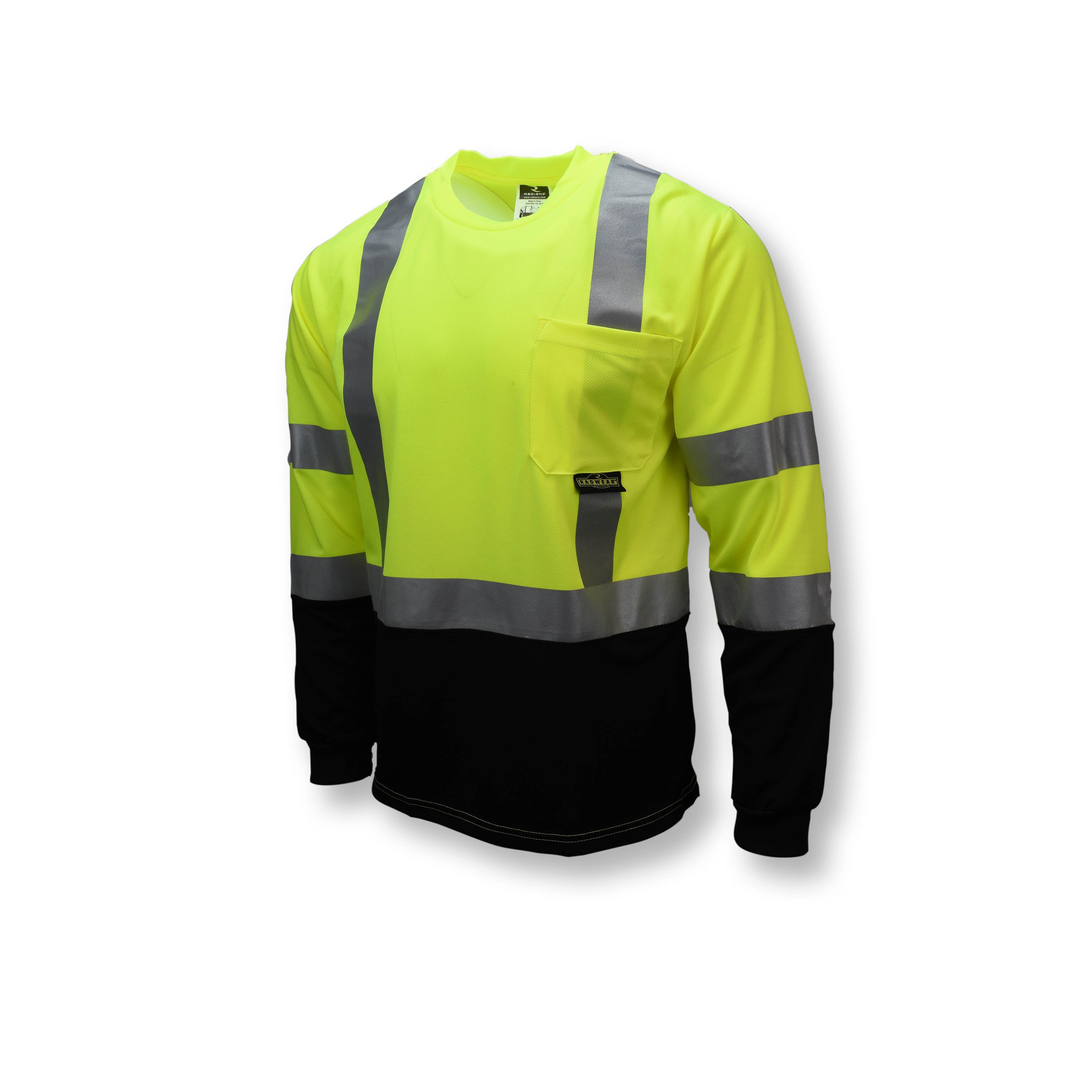 RADIANS Radians ST21B-3PGS-XL Radwear Polyester Birdseye Mesh Long Sleeve T-Shirt (XL)