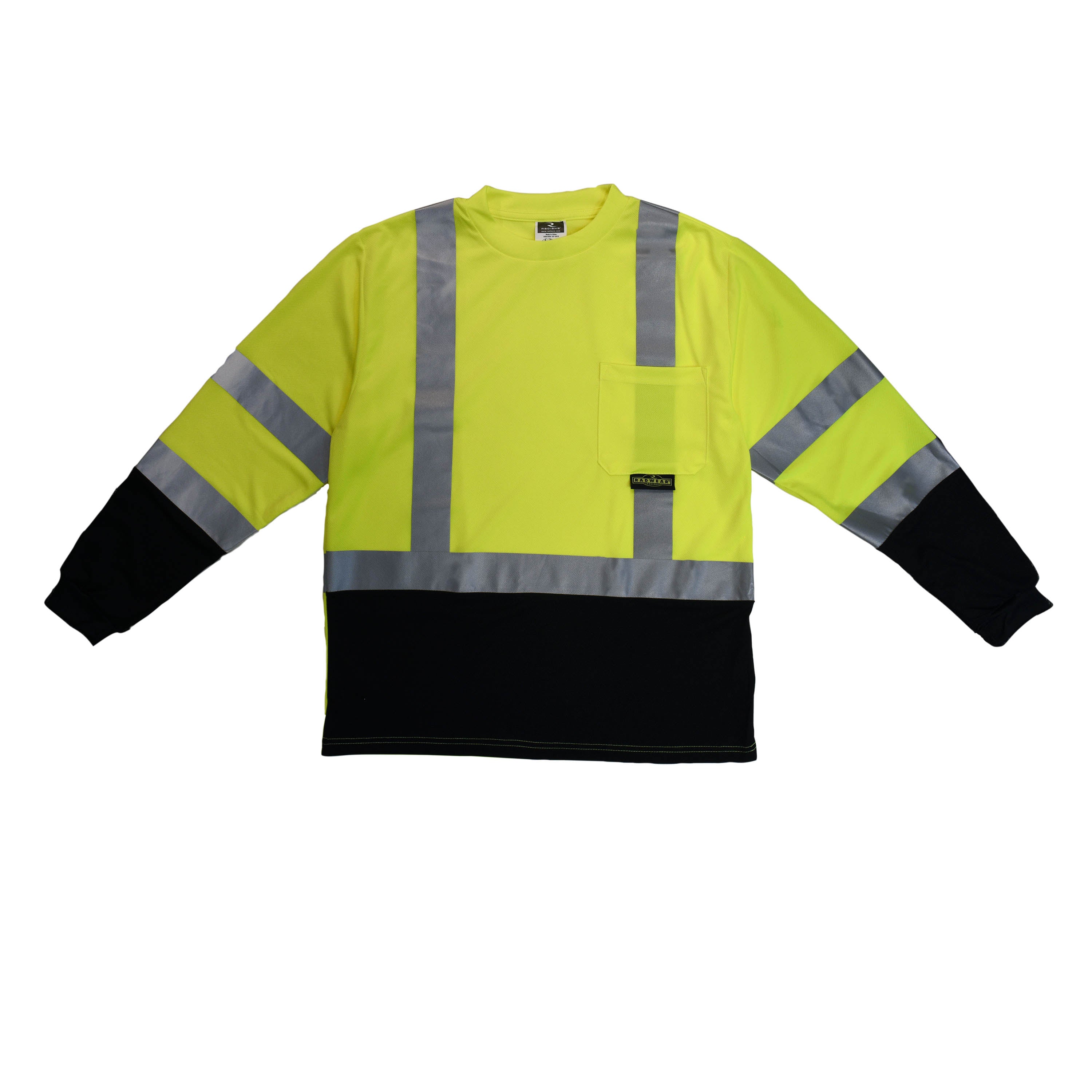 RADIANS Radians ST21B-3PGS-XL Radwear Polyester Birdseye Mesh Long Sleeve T-Shirt (XL)
