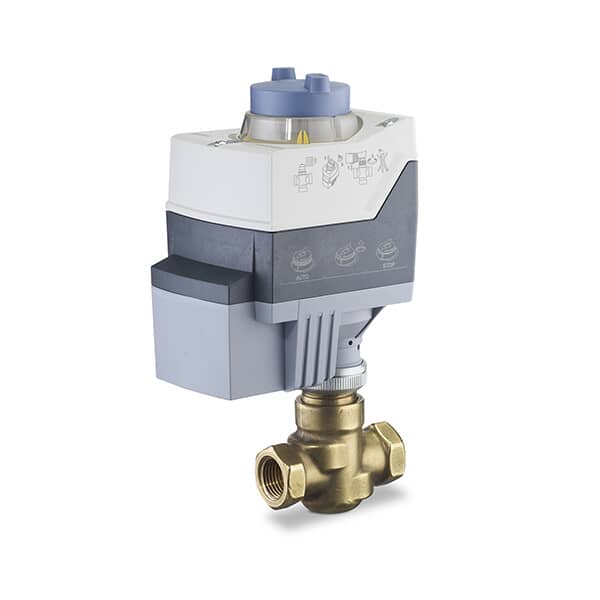 SIEMENS Siemens 365-02012 2-way normally closed brass globe valve 24V (3/4 inches)