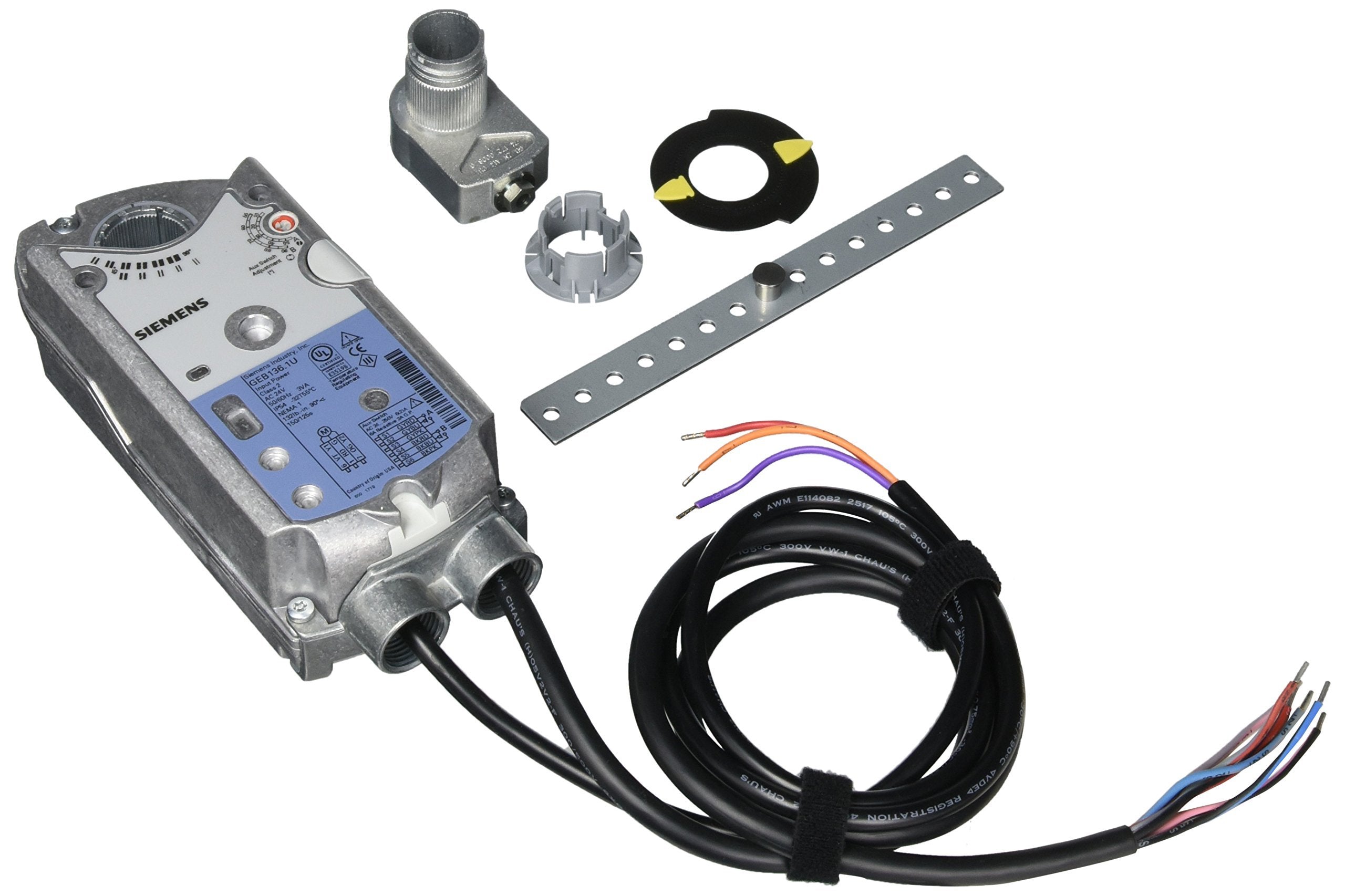 SIEMENS Siemens GEB136.1U Direct Coupled Actuator 24 VAC 3 VA (90 deg)