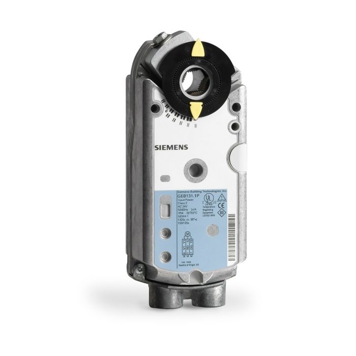 SIEMENS Siemens GEB136.1U Direct Coupled Actuator 24 VAC 3 VA (90 deg)