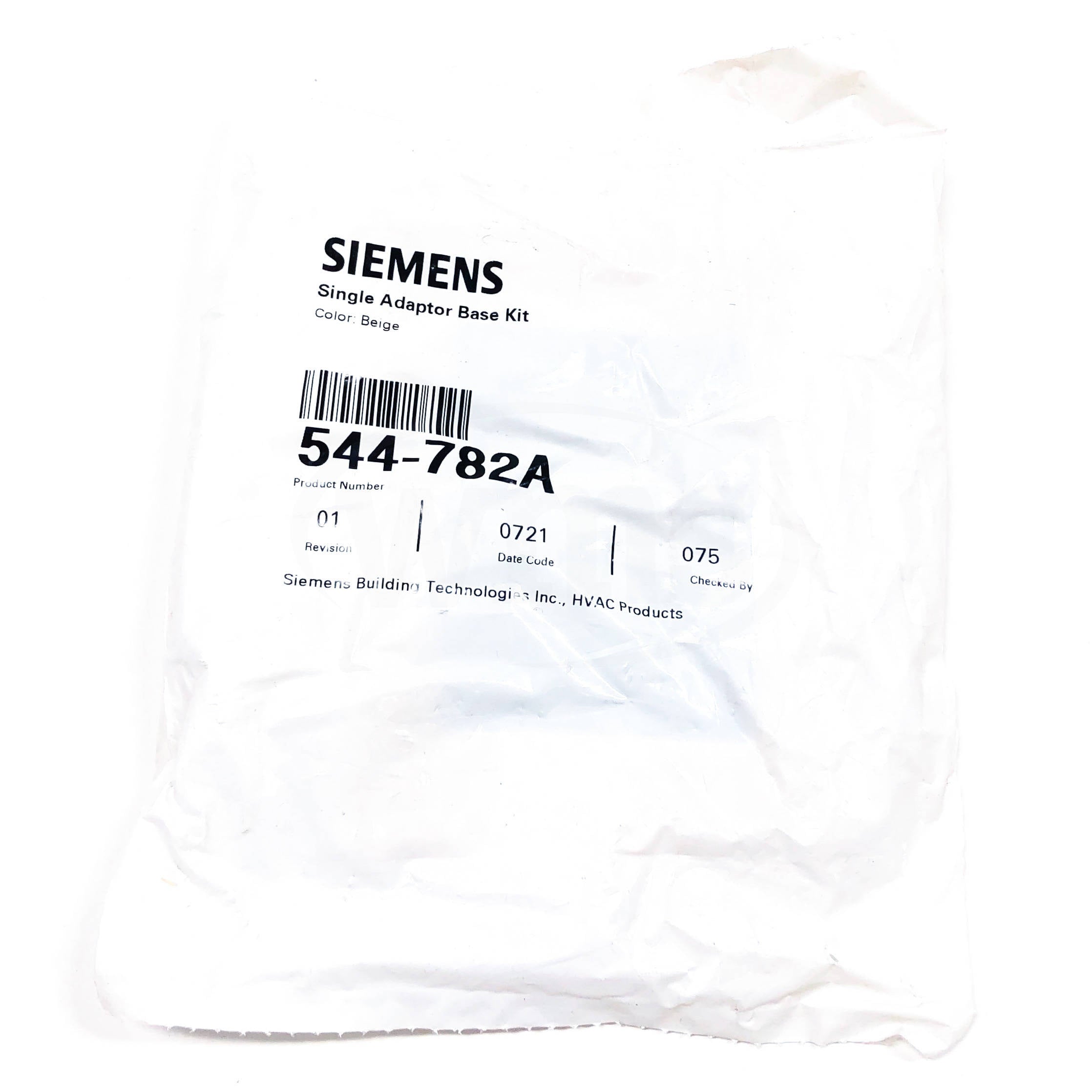 SIEMENS Siemens 544-782A Single Adapter Base Kit (1 Piece)