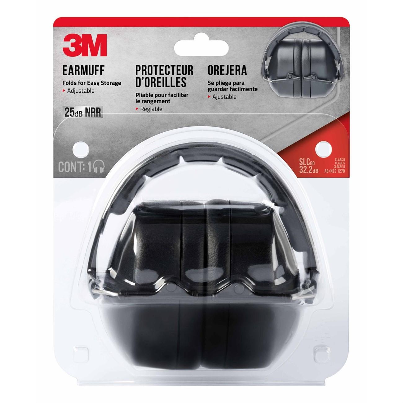 3M 3M 7100153691 Folding Earmuffs Over-the-Head (5 Each/Case) 90563H1-DC