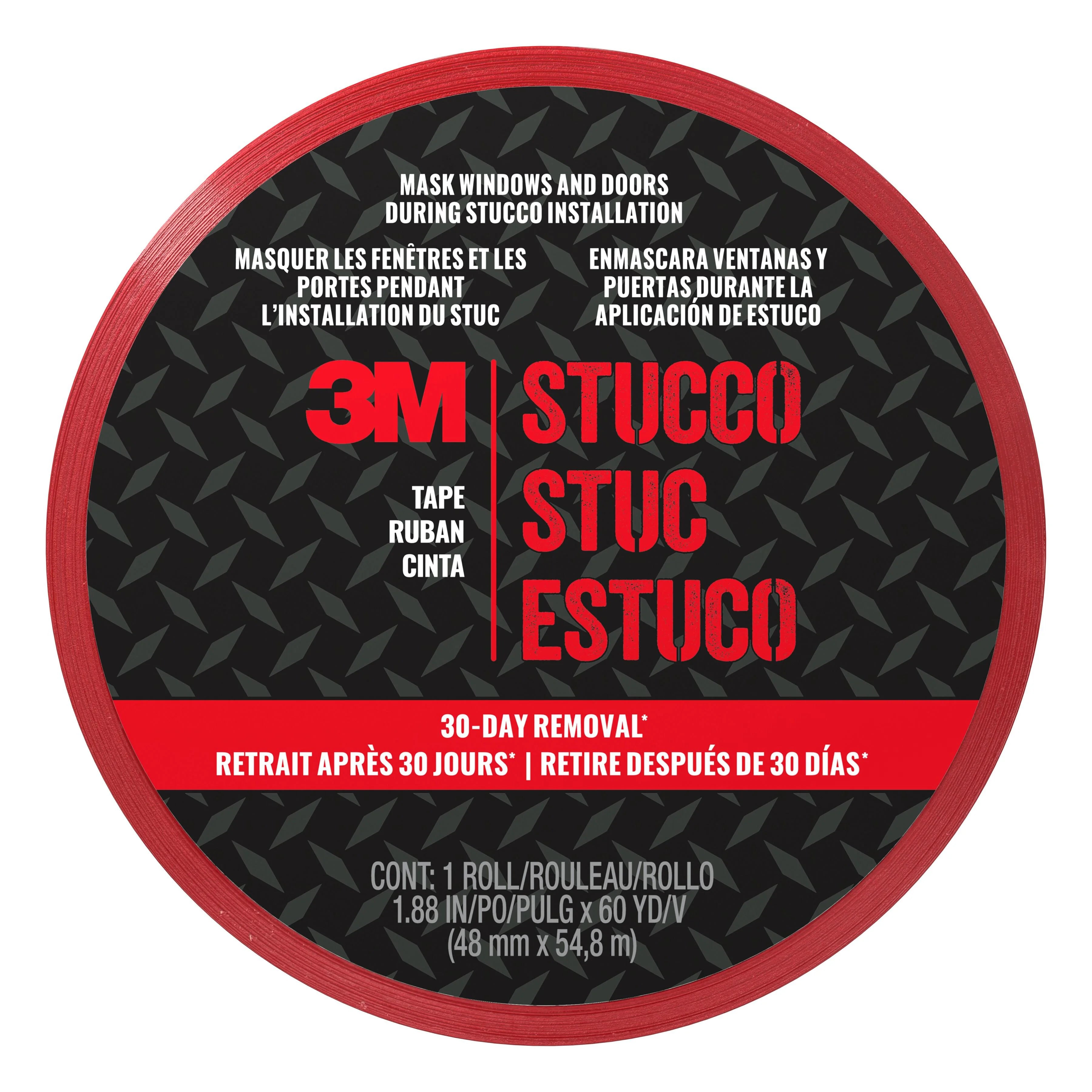 3M 3M 7100202194 Stucco Tape 3262 1.88 in x 60 yd 12 rls/case