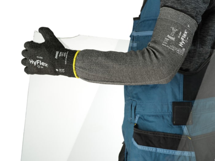 ANSELL Ansell 11280180-W HyFlex 15 Gauge Intercept Technology A4 Ansi Cut Resistant Sleeve 18-inch (ANE11-280-18W)