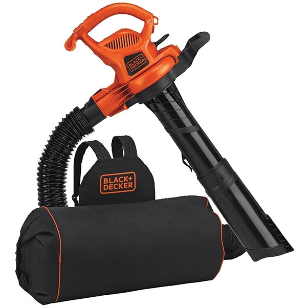 BLACK & DECKER Black and Decker BEBL7000 3 in 1 Vacpack 12 Amp Backpack Leaf Blower Vacuum Mulcher (BEBL7000)