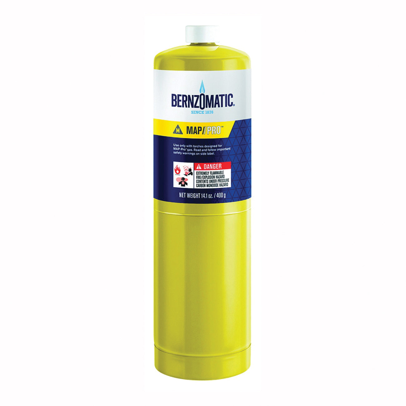 BERNZOMATIC Bernzomatic 332477 Map-Pro Hand Torch Cylinder 3730 F (14.1 oz)