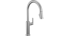 DELTA FAUCET Delta 9186-DST Altado Single Handle Pull-Down Kitchen Faucet 1.8 gpm (Fits 1 or 3-Hole)
