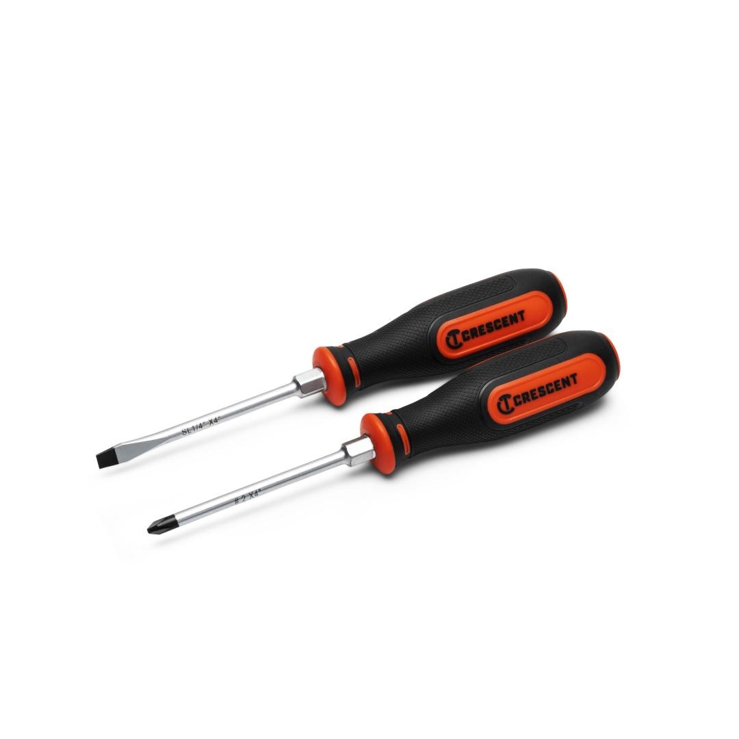CRESCENT Crescent CSDS2PCSET 2 Piece Dual Material Screwdriver Set (2 Pc)