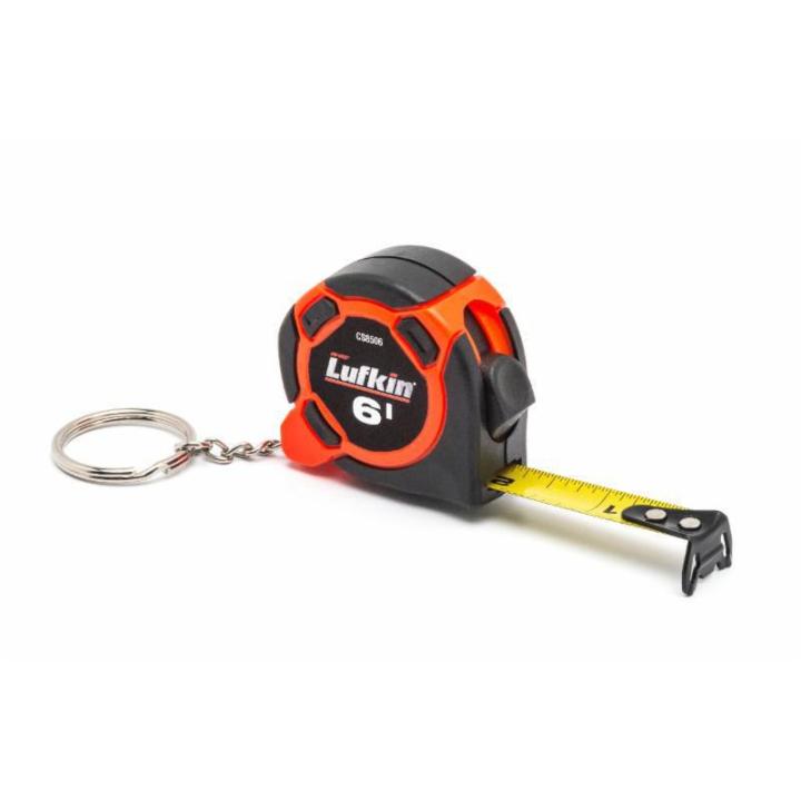 CRESCENT Crescent CS8506MP Mini Keychain Tape Measure 1/2 in x 6 ft (Counter Pack)