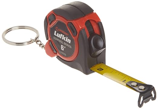 CRESCENT Crescent CS8506MP Mini Keychain Tape Measure 1/2 in x 6 ft (Counter Pack)