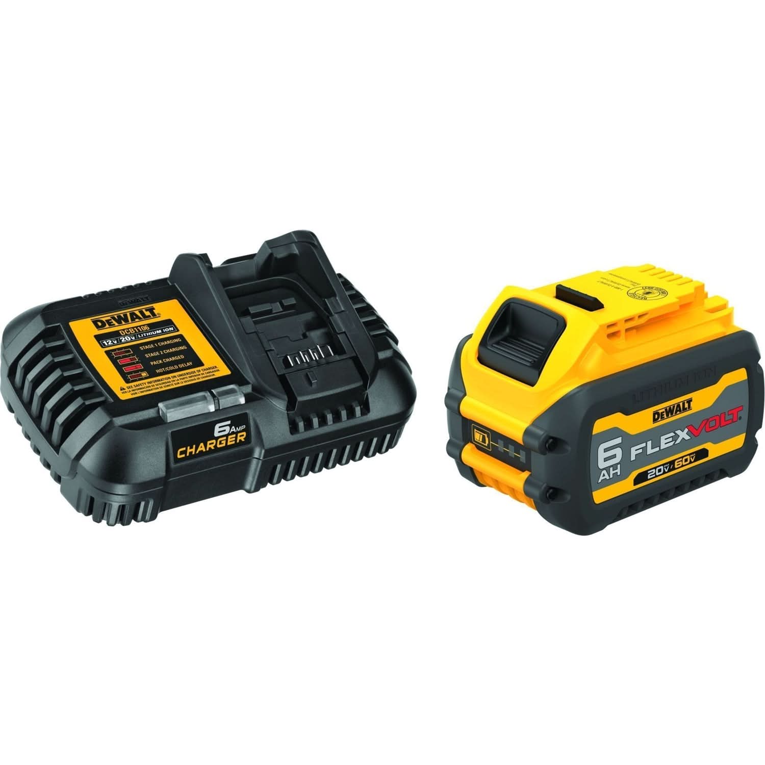DEWALT Dewalt DCB606C FlexVolt Battery Kit 20V/60V Max (6.0Ah) DCB606