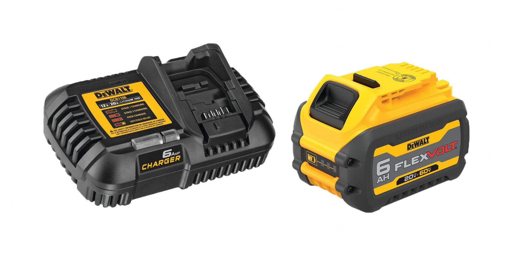 DEWALT Dewalt DCB606C FlexVolt Battery Kit 20V/60V Max (6.0Ah) DCB606