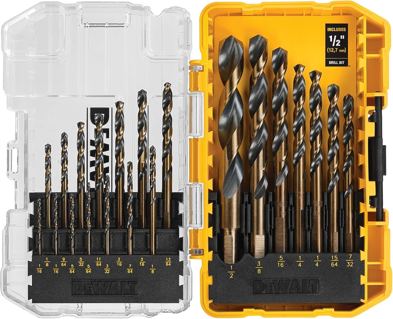 DEWALT Dewalt DWA1181 Drill Bit Set 21-Piece 135 Degree Split Point