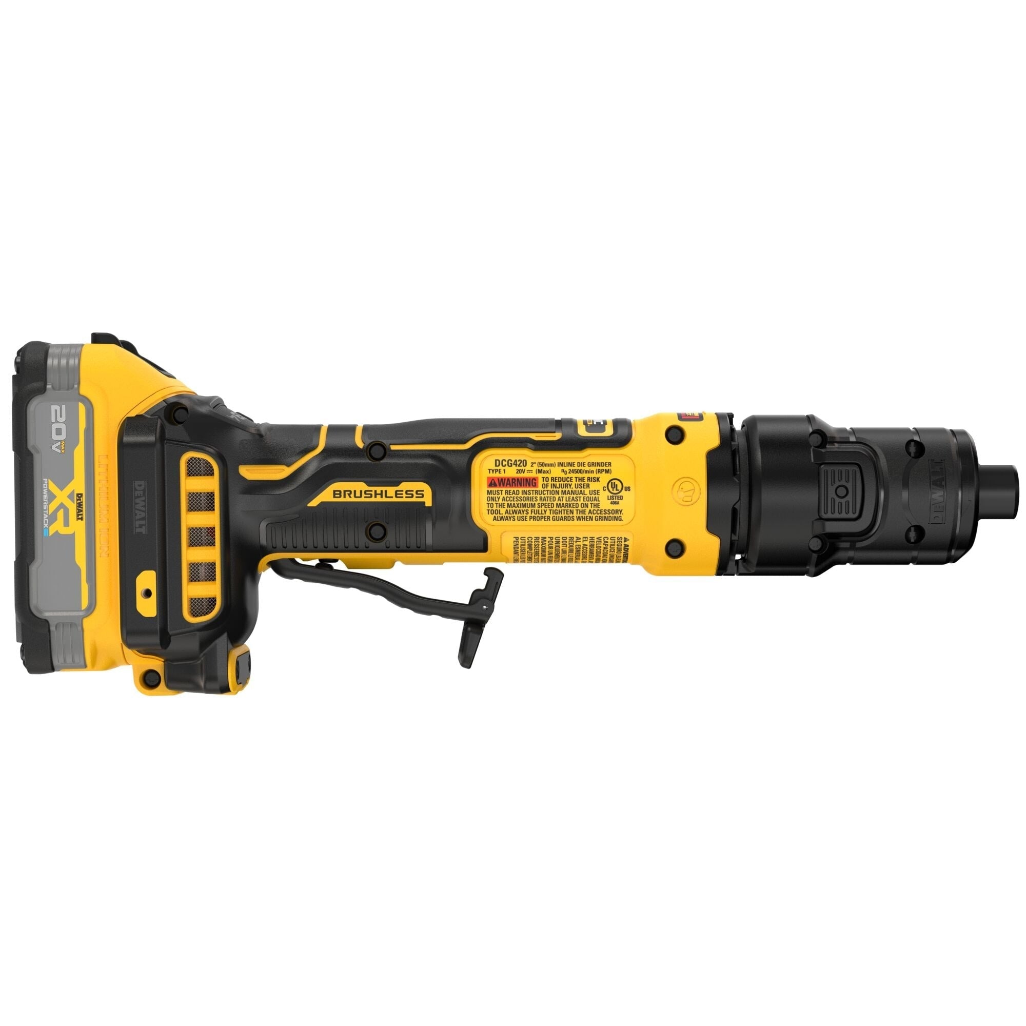 DEWALT Dewalt DCG420E2 Atomic 20V Max Die Grinder Kit (2 Batteries)