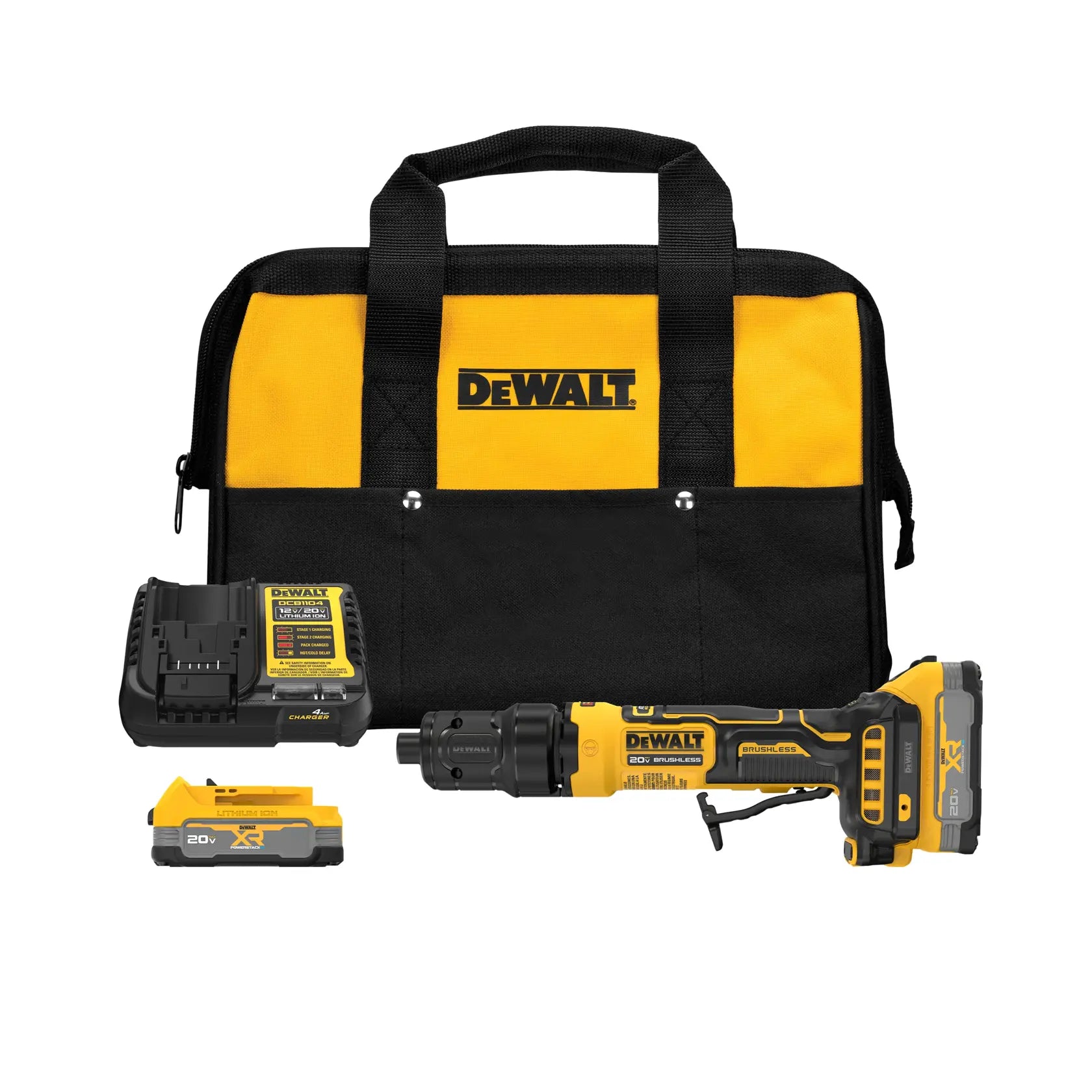 DEWALT Dewalt DCG420E2 Atomic 20V Max Die Grinder Kit (2 Batteries)