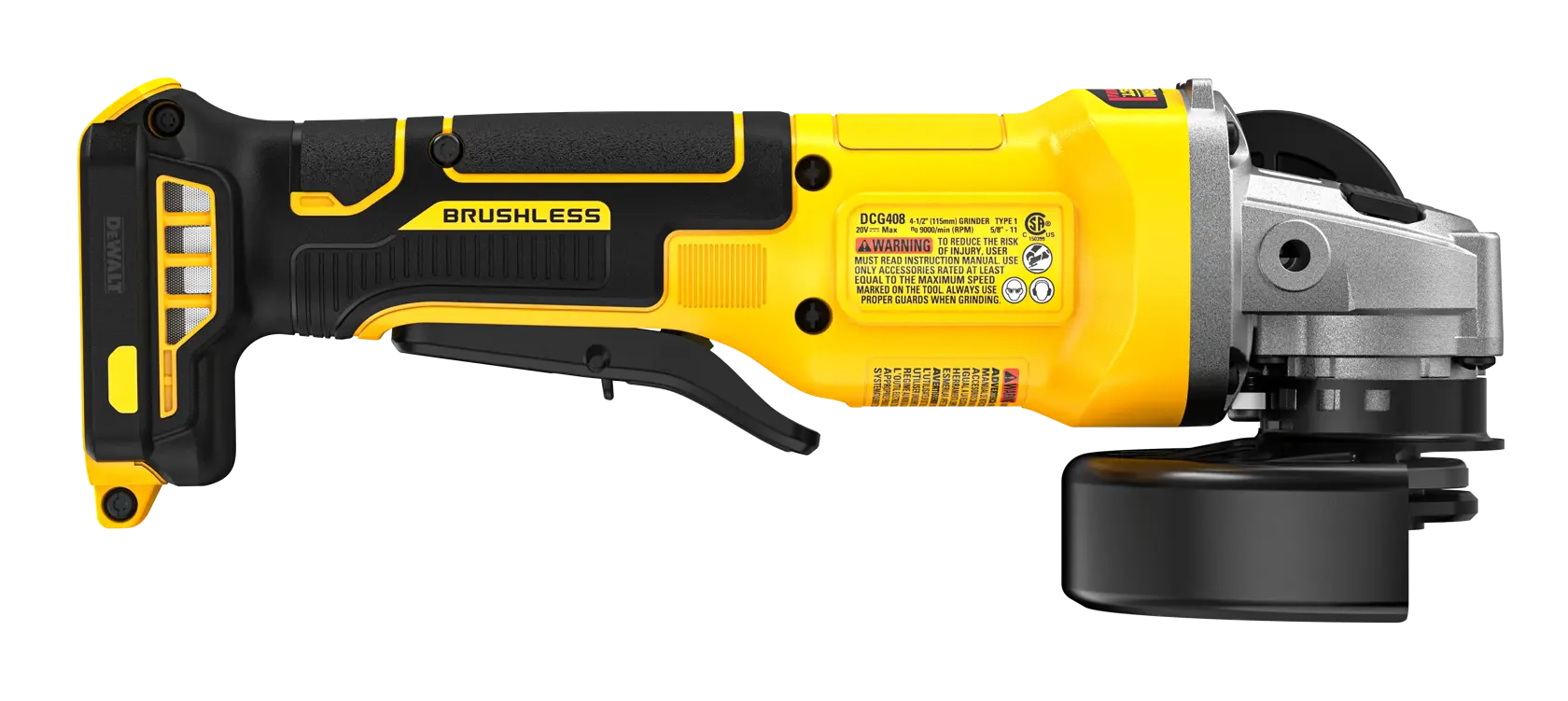 DEWALT Dewalt DCG408B 20V Max Brushless Cordless Paddle-Switch Grinder 4.5 in (Tool Only)