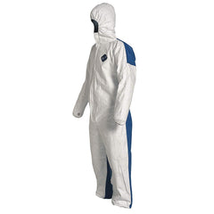 DUPONT Dupont TD127SWBLG0025CM Hooded Tyvek Coverall L PK25