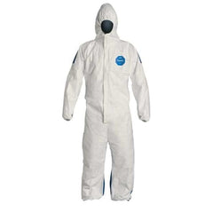 DUPONT Dupont TD127SWBLG0025CM Hooded Tyvek Coverall L PK25