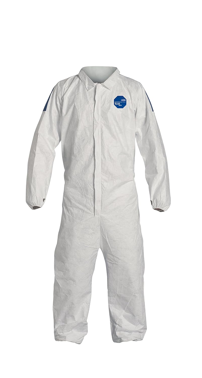 DUPONT Dupont TD125SWBLG0025CM Tyvek 400D Protective Coverall Large 25-Pack
