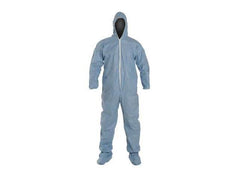 DUPONT Dupont TM122SBULG002500 Tempro Coveralls With Attached Hood And Integrated Socks Large (25 Pack) TM122SBULG002500