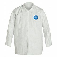 DUPONT Dupont TY303SWHLG005000 Tyvek 400 front snap shirt with collar and open wrists (L / 50 pack)
