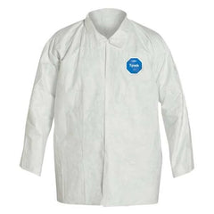 DUPONT Dupont TY303SWHLG005000 Tyvek 400 front snap shirt with collar and open wrists (L / 50 pack)