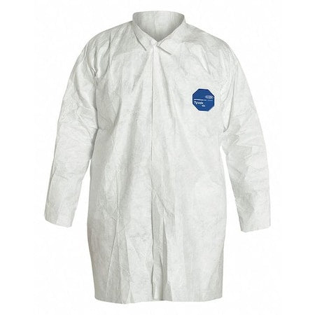 DUPONT Dupont TY210SWH3X003000 Tyvek 400 Disposable Extra Long Frock With Open Cuff 3X-Large Pack of 30