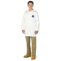 DUPONT Dupont TY210SWHMD003000 Tyvek Lab Coat No Pockets Medium (30 per case) 4LUN3