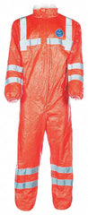 DUPONT Dupont TY125SHVLG0025XC Collared Disposable Coveralls L 25 Pack