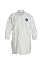 DUPONT Dupont TY211SWHLG003000 Snap Front Lab Coat L (Pack 30)