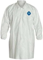 DUPONT Dupont TY211SWHLG003000 Snap Front Lab Coat L (Pack 30)