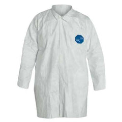 DUPONT Dupont TY210SWH2X003000 Tyvek Lab Coat No Pockets 2X-Large (30 Pack)