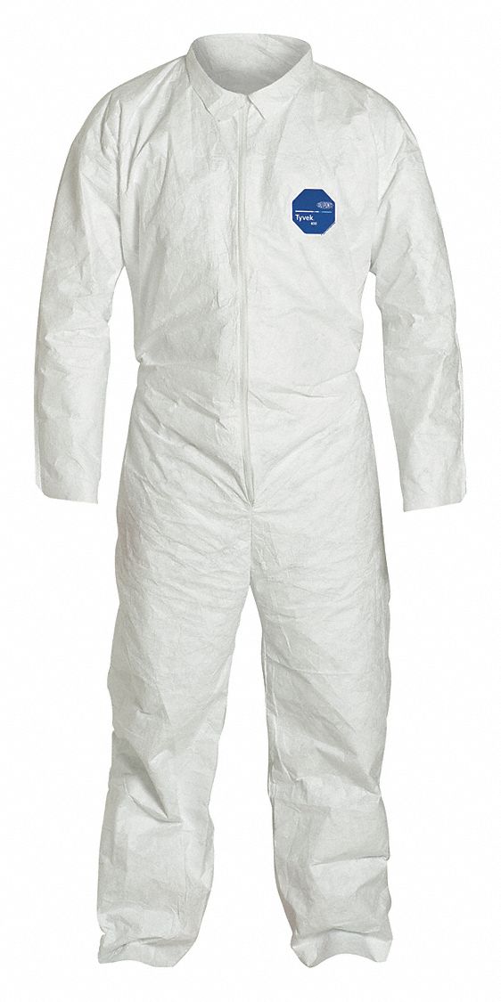 DUPONT Dupont TY120SWH2X0025NF Collared Disposable Coveralls 2XL Pack of 25 TY120SWH2X0025NF