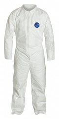 DUPONT Dupont TY120SWH2X0025NF Collared Disposable Coveralls 2XL Pack of 25 TY120SWH2X0025NF