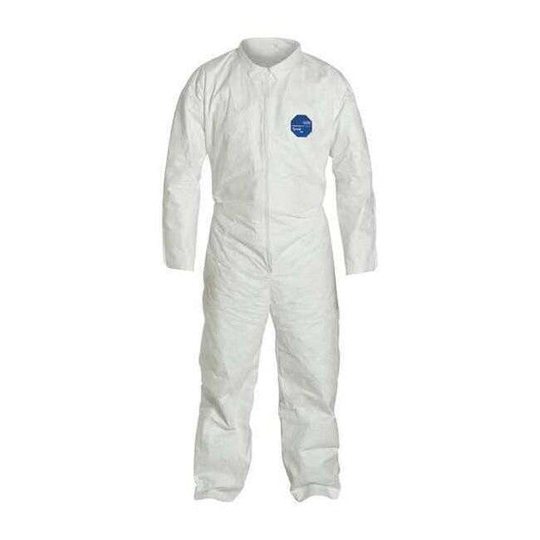 DUPONT Dupont TY120SWH2X0025NF Collared Disposable Coveralls 2XL Pack of 25 TY120SWH2X0025NF